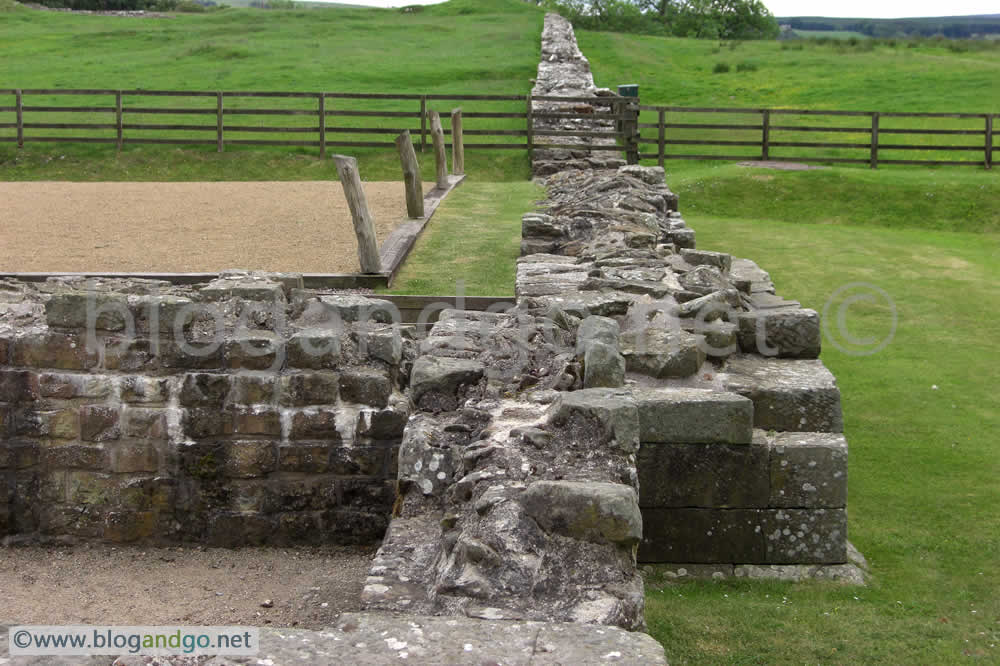 Birdoswald - Blocked southern gate in the West Gateway